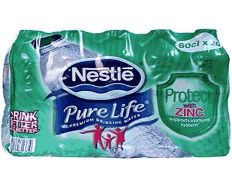 Nestle Pure Life Water With Zinc 60cl