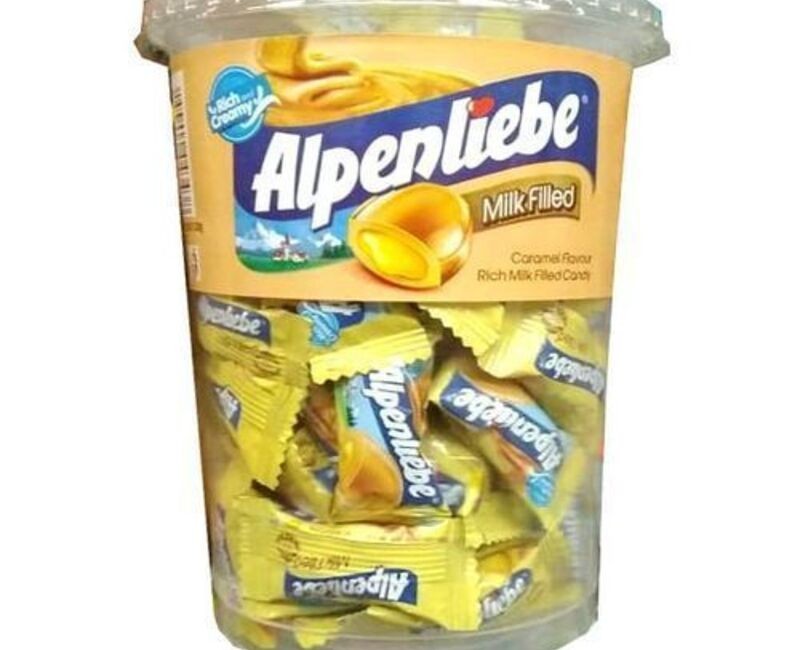 Alpenliebe 88pcs Milk filled Candy cup (Caramel Flavour)x18