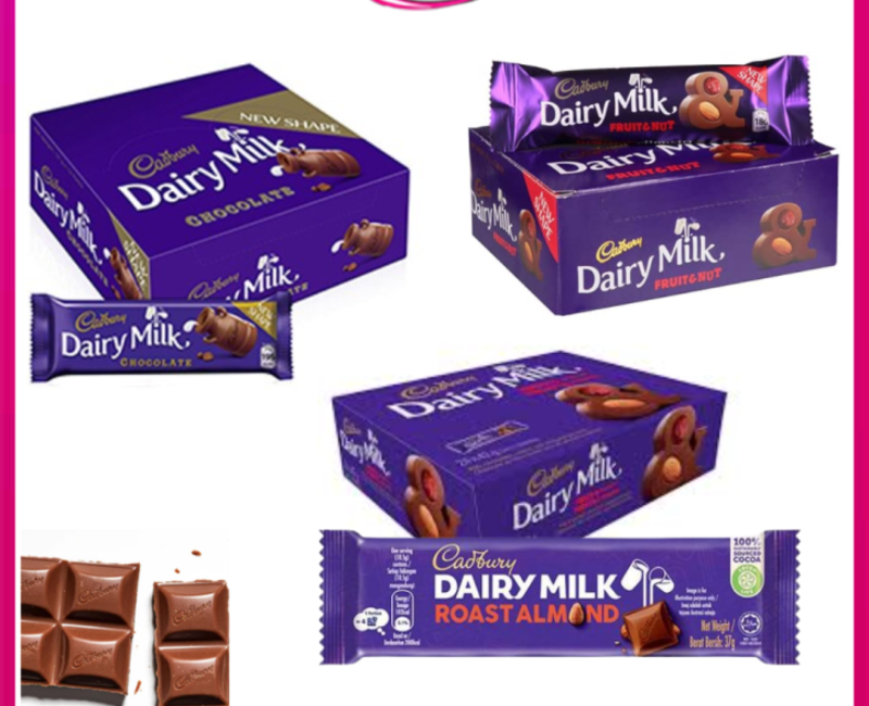 CADBURY DAIRY MILK ROAST ALMOND 40G/37G