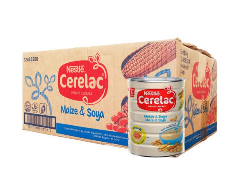 CERELAC MAIZE AND SOYA TIN (350G, X 12)(Carton) ₦1,020.00 – ₦12,140.00