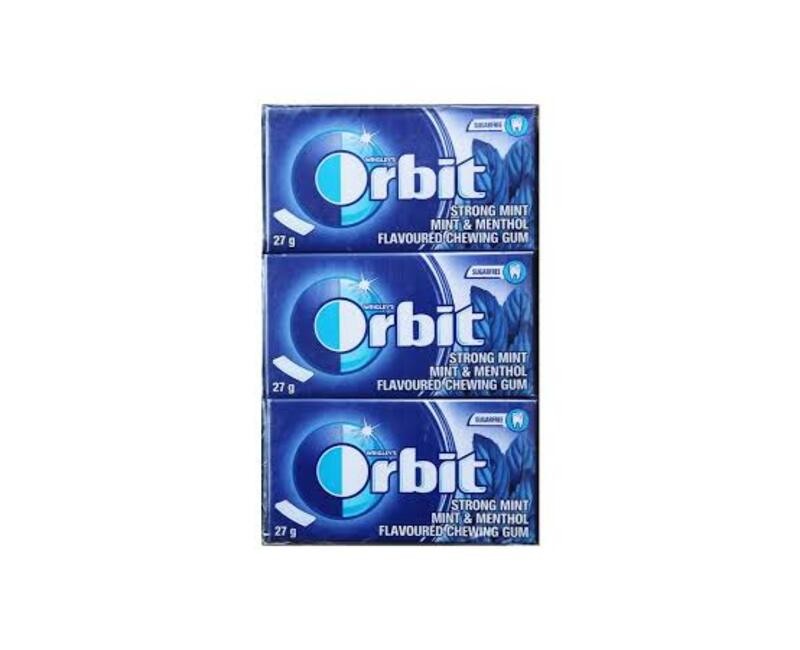 Orbit Tab Strong mint  Mint and Menthol Flavour 27G x12 x32 ₦178,530.00