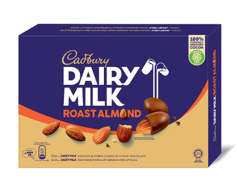 CADBURY DAIRY MILK ROAST ALMOND (160gx1) xbar 1,480.00 – ₦106,260.00