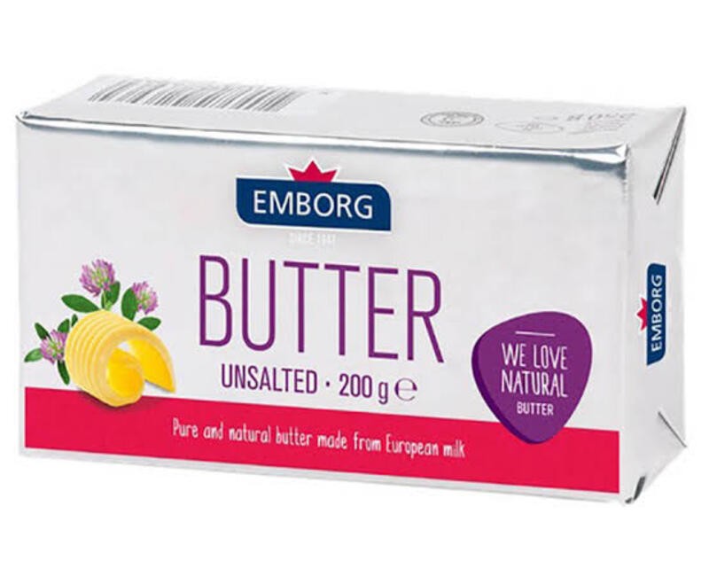 EMBORG UNSALTED BUTTER 200G ₦3,410.00 – ₦66,300.00