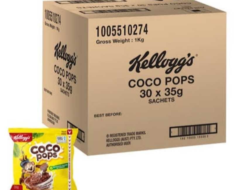 KELLOGG'S COCO POPS UK (CARTON) - 480G X6 ₦69,600