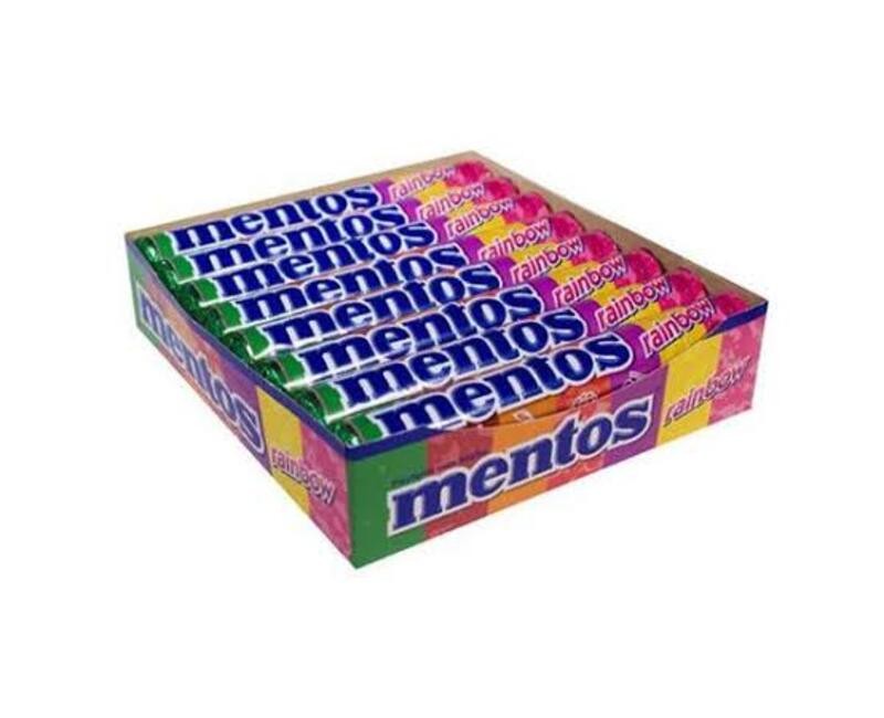 MENTOS STICK 14P RAINBOW 20PCS X 8 BOXES ₦200,000.00