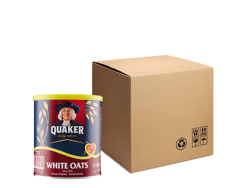 QUAKER WHITE OATS TIN (CARTON) - 500G (x24) ₦87,000