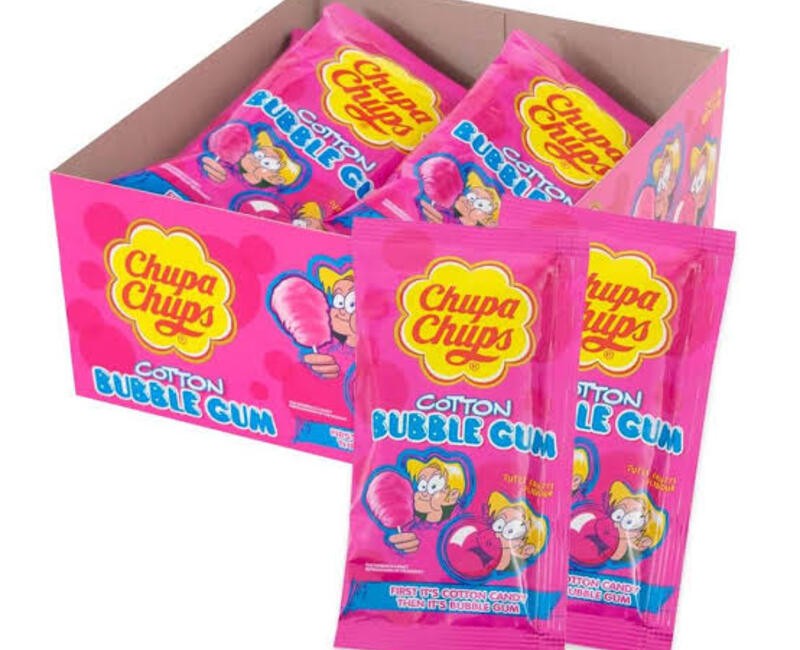 CHUPA CHUPS COTTON BUBBLE GUM 20PCS x8 BOXES ₦114,340.00