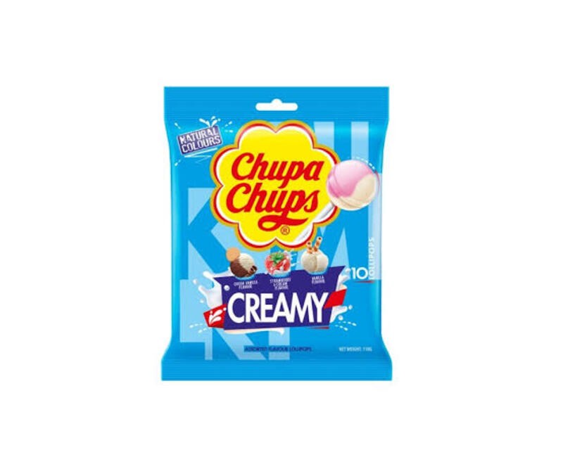 CHUPA CHUPS CLASSIC CREAMY OF 10U BAG (11G X 10PCS X 12PACKS) ₦78,000.00,