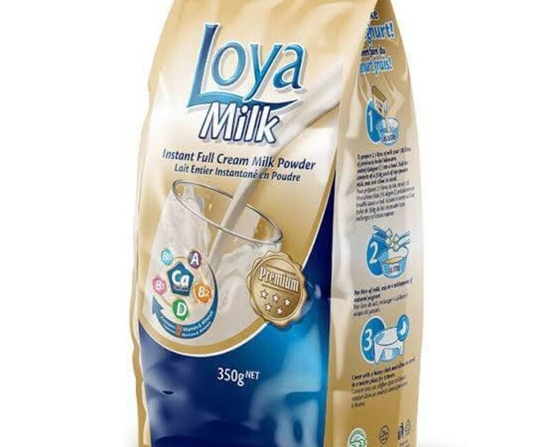 LOYA PLAIN MILK POWDER POUCH 350G X 12 ₦28,218.75