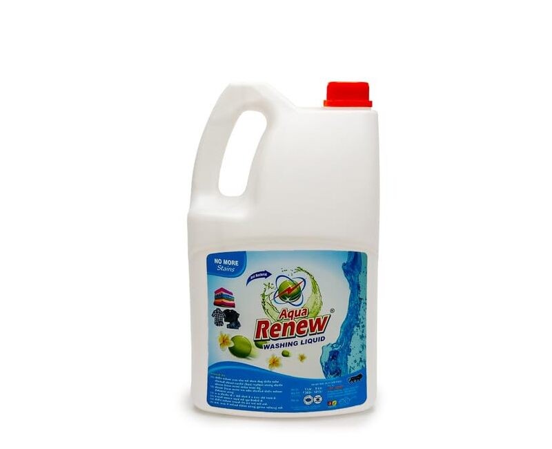 AQUA RENEW WASHING LIQUID DETERGENT 5 LITERS ₦13,515.32