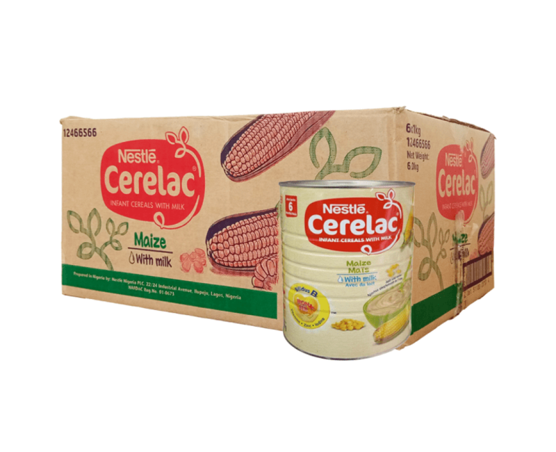 NESTLE CERELAC MAIZE WITH MILK – 1kg (6pcs) Full Carton ₦4,890.00 – ₦29,330.00