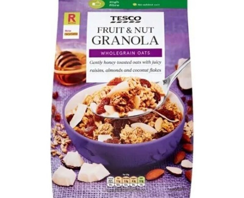 TESCO FRUIT AND NUT GRANOLA 1kg ₦2,950.00 – ₦17,205.00