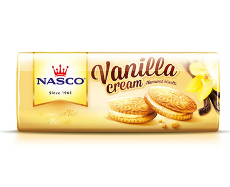 NASCO VANILLA CREAM SANDWICH BISCUITS (48 x 44g) ₦25,000.00