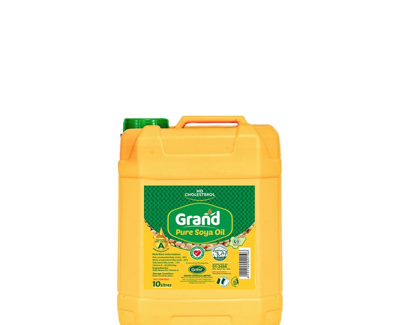 GRAND PURE SOYA OIL 10LTR ₦26,800.00