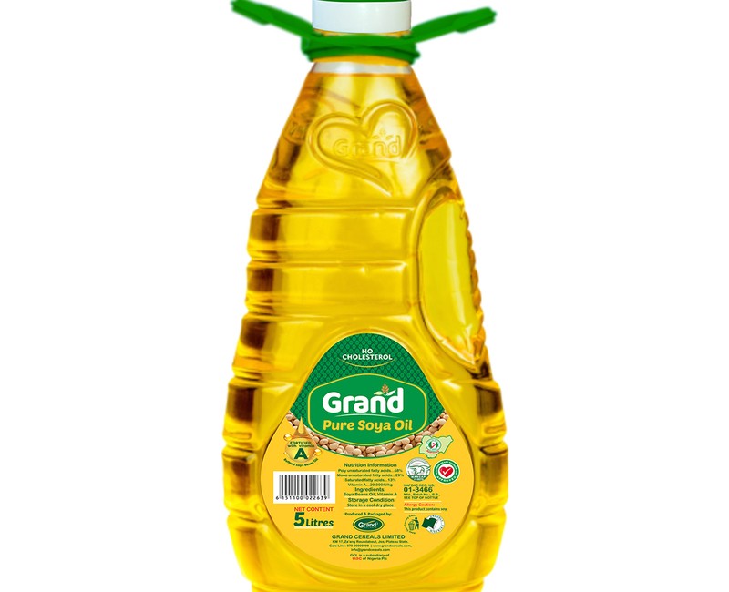 GRAND PURE SOYA OIL 5LTR