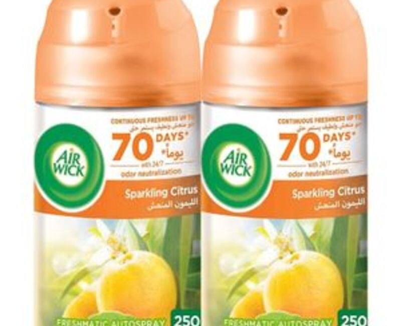 AIRWICK FRESHMATIC TWIN PACK REFILL CITRUS 250ml x 3 ₦9,656.60-₦28,969.80