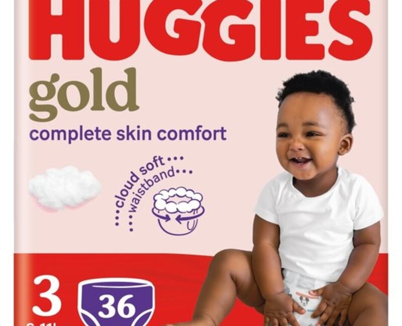 HUGGIES GOLD UNISEX PANTS SIZE 3 PACK 36 NGN10,834.90