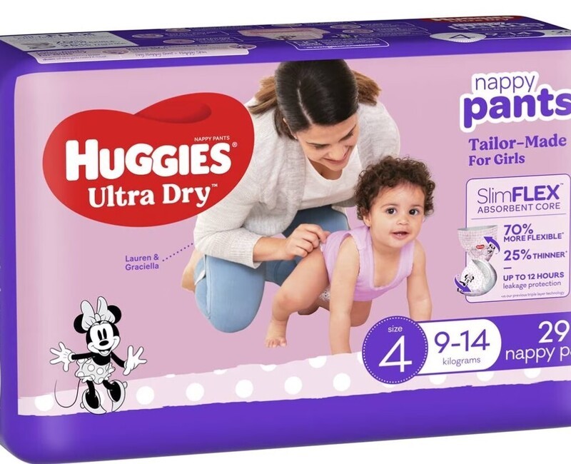 HUGGIES ULTRA DRY PANTS SIZE4 (9-12) PACK 29 NGN10,660.00