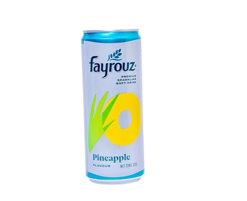 Fayrouz Pineapple – 33cl Sleek Can × 24