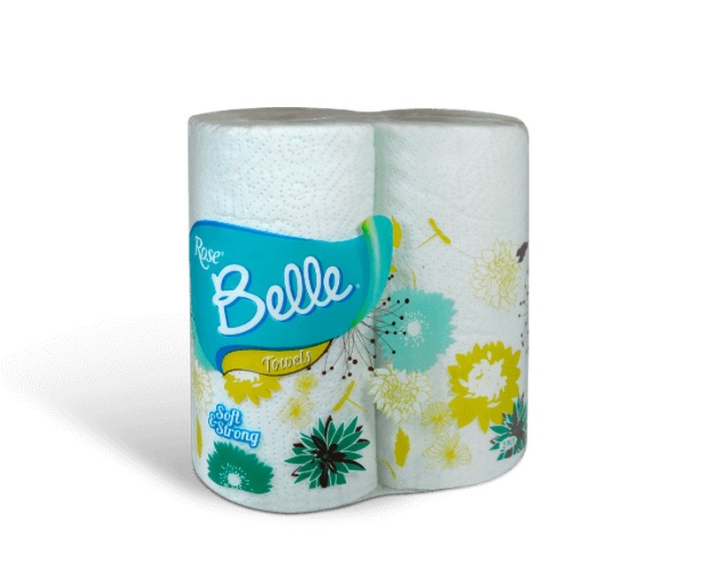 Rose Belle Kitchen Towel Double 2×6