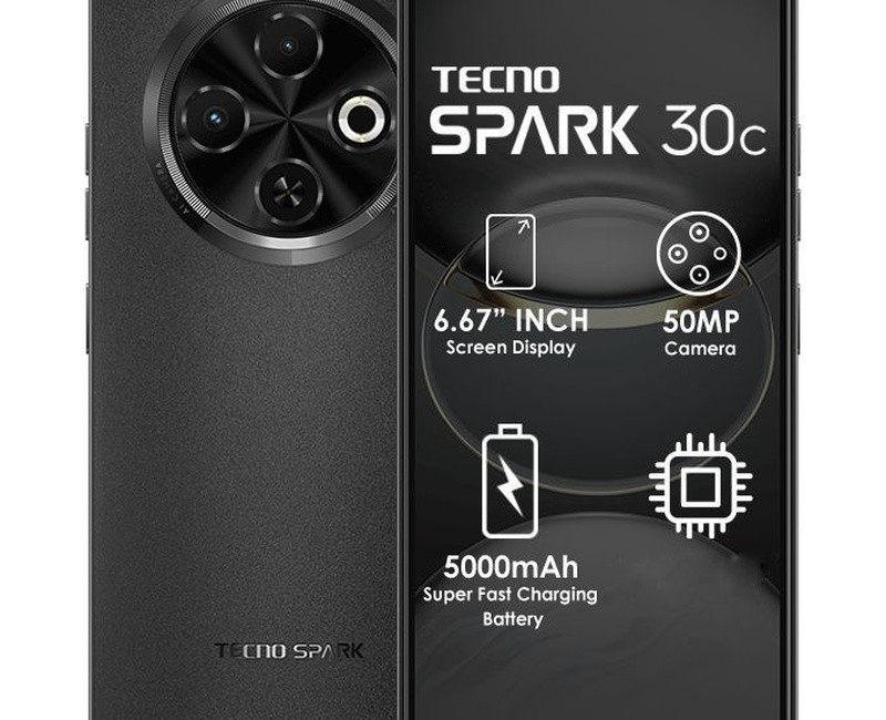 Tecno Spark30C 6gb Ram, 128gb Rom
