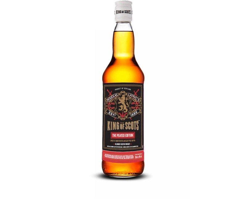 King of Scots Peated Blended Scotch Whisky 1000mlx12