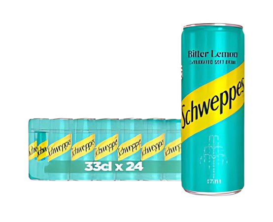 SCHWEPPES BITTER LEMON CAN 33CL