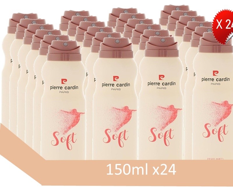 Pierre Cardin Deodorant Soft 150ml x 24